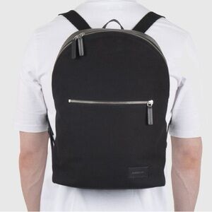 Sandqvist Alfons Canvas Backpack in Black